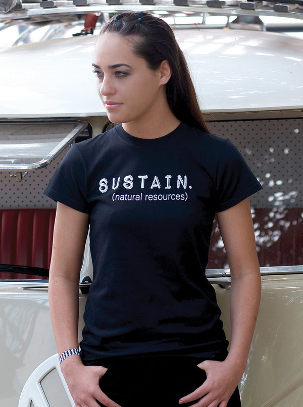 Women's SUSTAIN Eco-friendly Recycled/Organic Cotton T-shirt